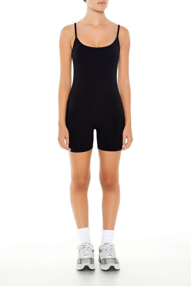 Fitted Scoop-Neck Romper | Forever 21 Product Image