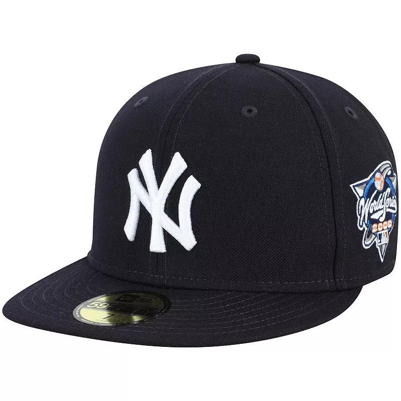 Mens New Era New York Yankees 2000 World Series Wool 59FIFTY Team Fitted Hat Blue Product Image