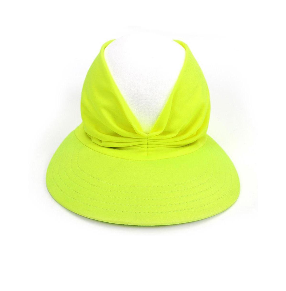 Haute Edition Womens Ruched Stretchy Headband Sun Visor Hat Product Image