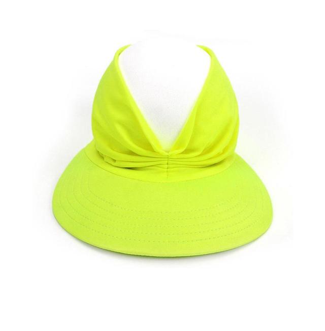 Haute Edition Womens Ruched Stretchy Headband Sun Visor Hat Product Image