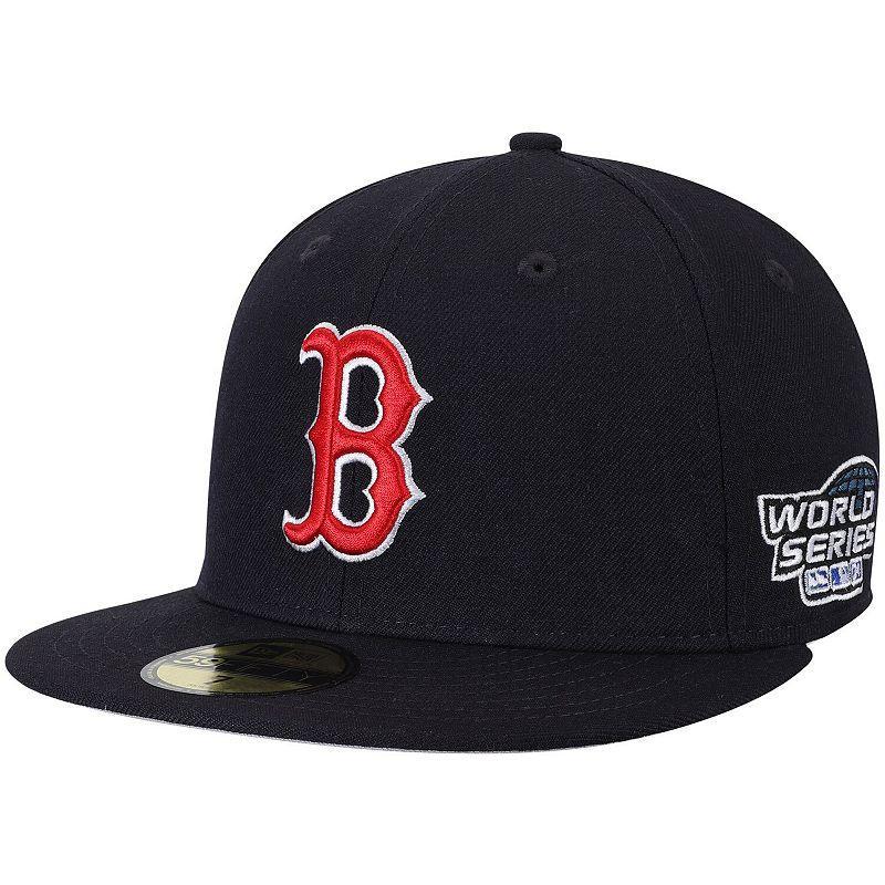 Mens New Era Boston Red Sox 2004 World Series Wool 59FIFTY Fitted Hat Blue Product Image