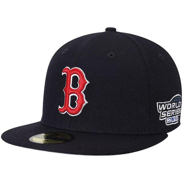 Mens New Era Boston Red Sox 2004 World Series Wool 59FIFTY Fitted Hat Blue Product Image