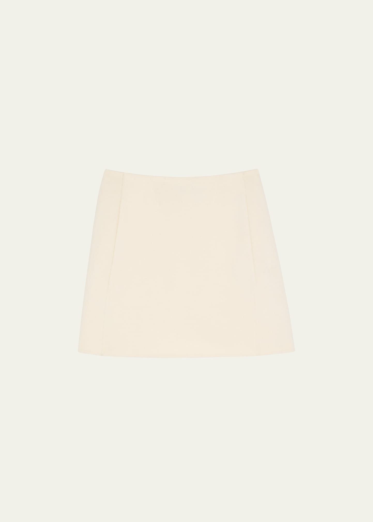 Womens Wool-Cashmere Miniskirt Product Image