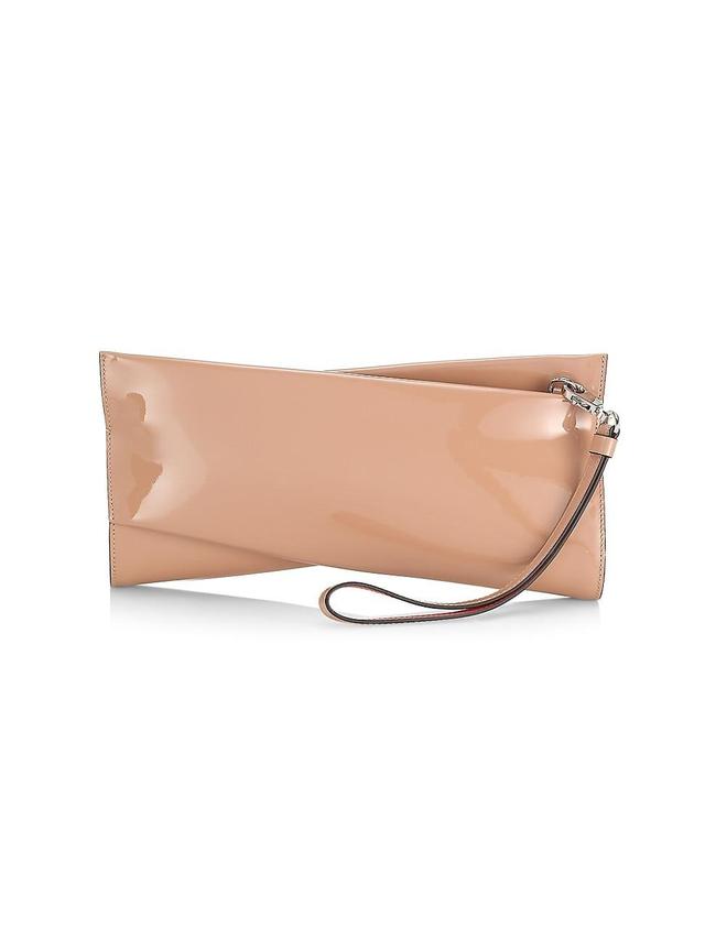 Womens Loubitwist Patent Leather Clutch Product Image