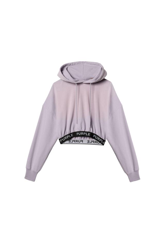 Wisteria Cropped Hoodie Female Product Image