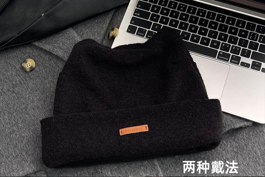 Cat Ear Knit Beanie Product Image