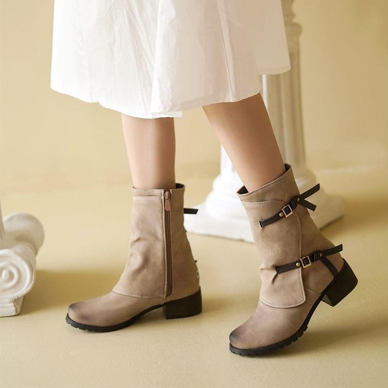 Buckled Bow Short Boots product image