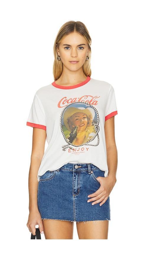 Coca Cola Cowgirl Perfect Ringer Tee Product Image