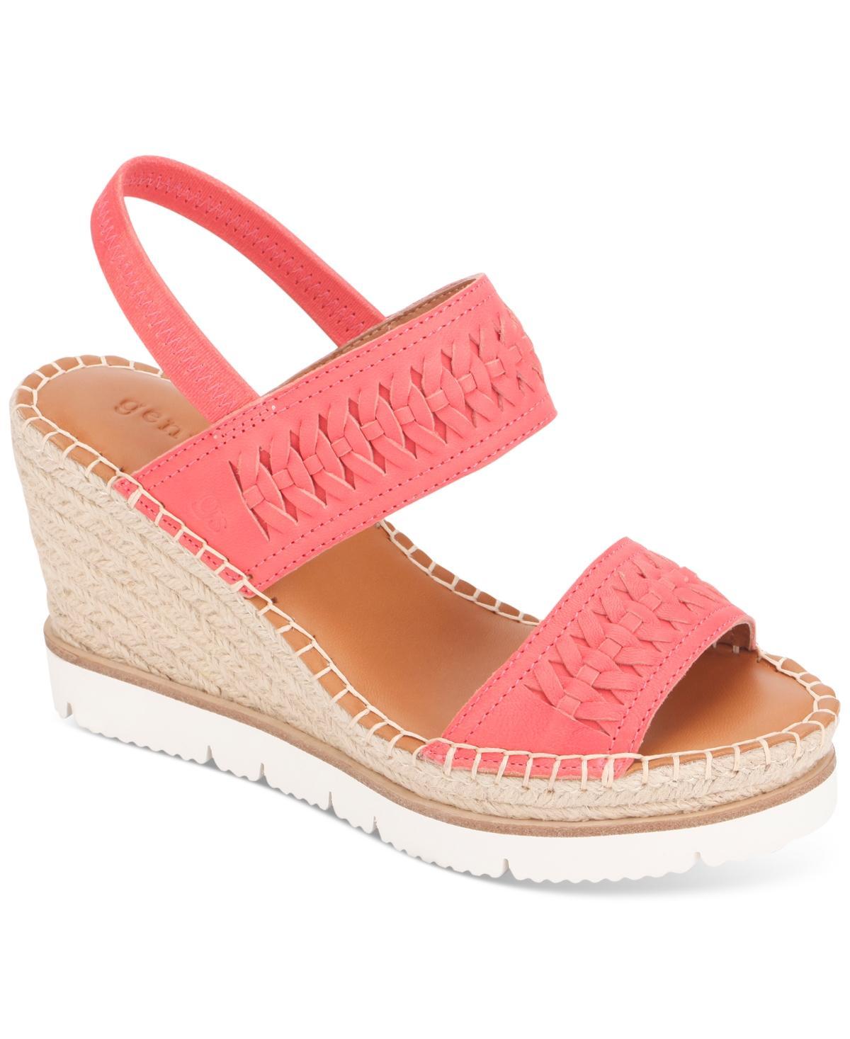 Gentle Souls Womens Elyssa Two-Band Braid Sandals Product Image