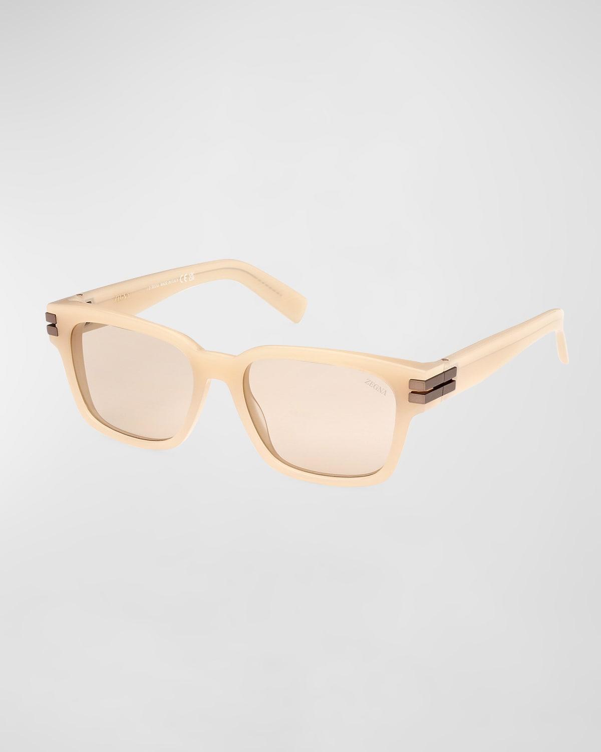 Mens Acetate Rectangle Sunglasses Product Image