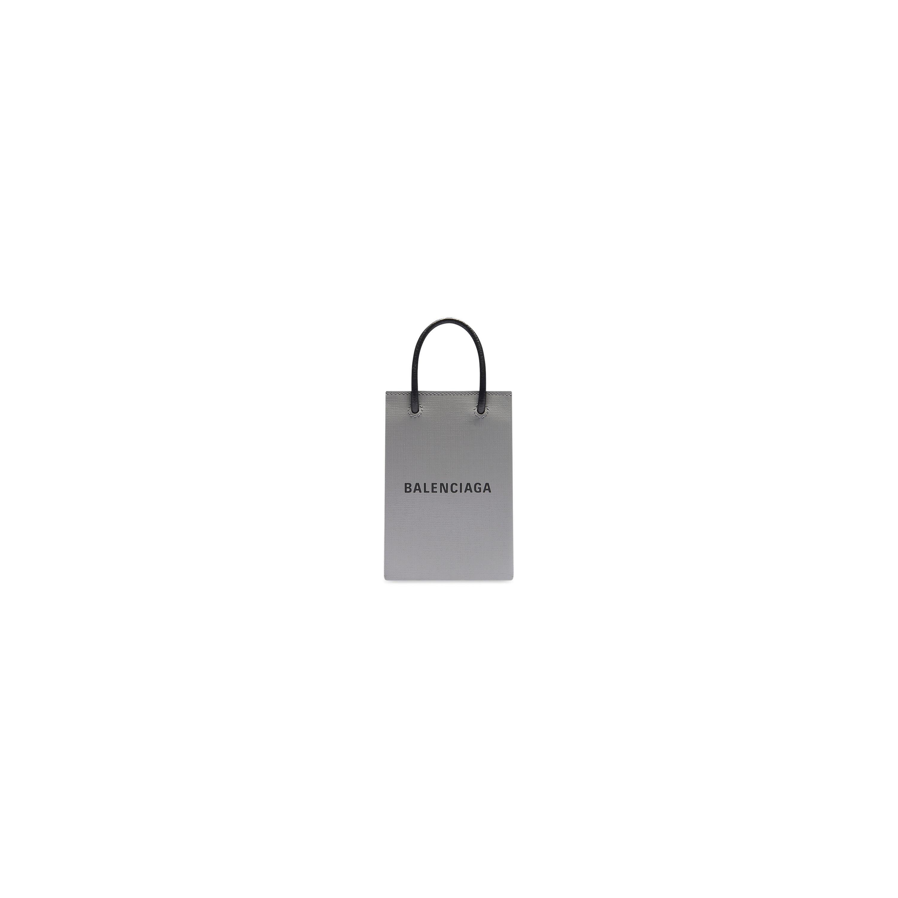 Mini Shopping Bag in Grey Product Image