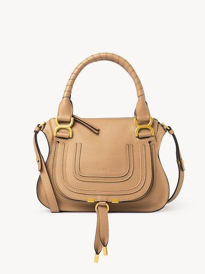 Small Marcie bag in grained leather Product Image