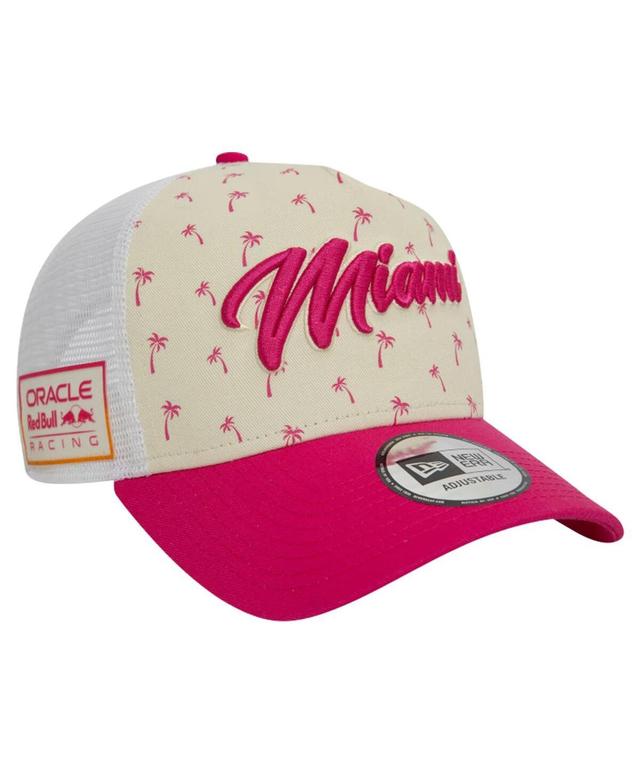 New Era Mens Cream Red Bull Racing 2024 Miami Grand Prix Trucker 9FORTY Adjustable Hat Product Image