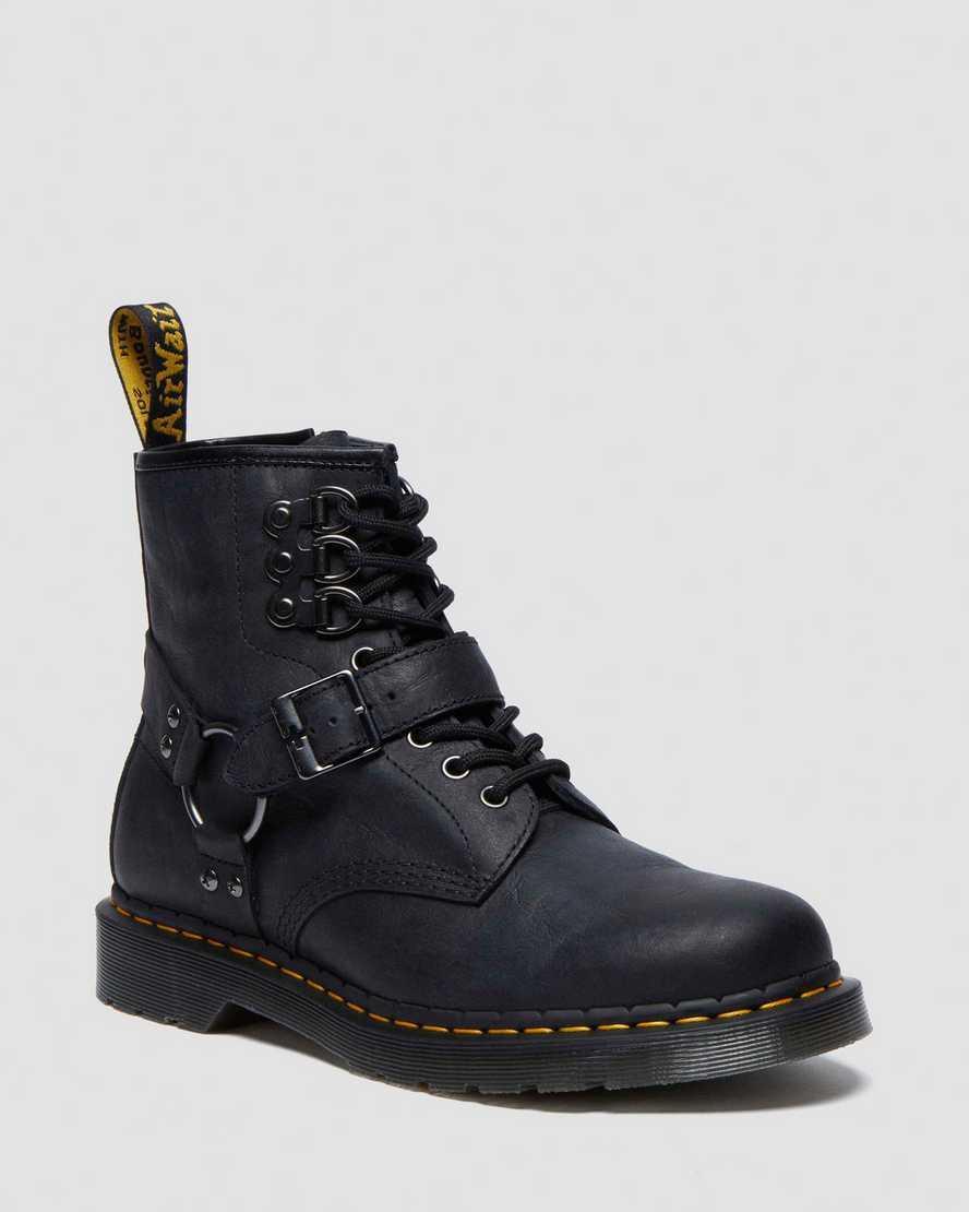 DR MARTENS 1460 Hardware Antique Leather Lace Up Boots Product Image