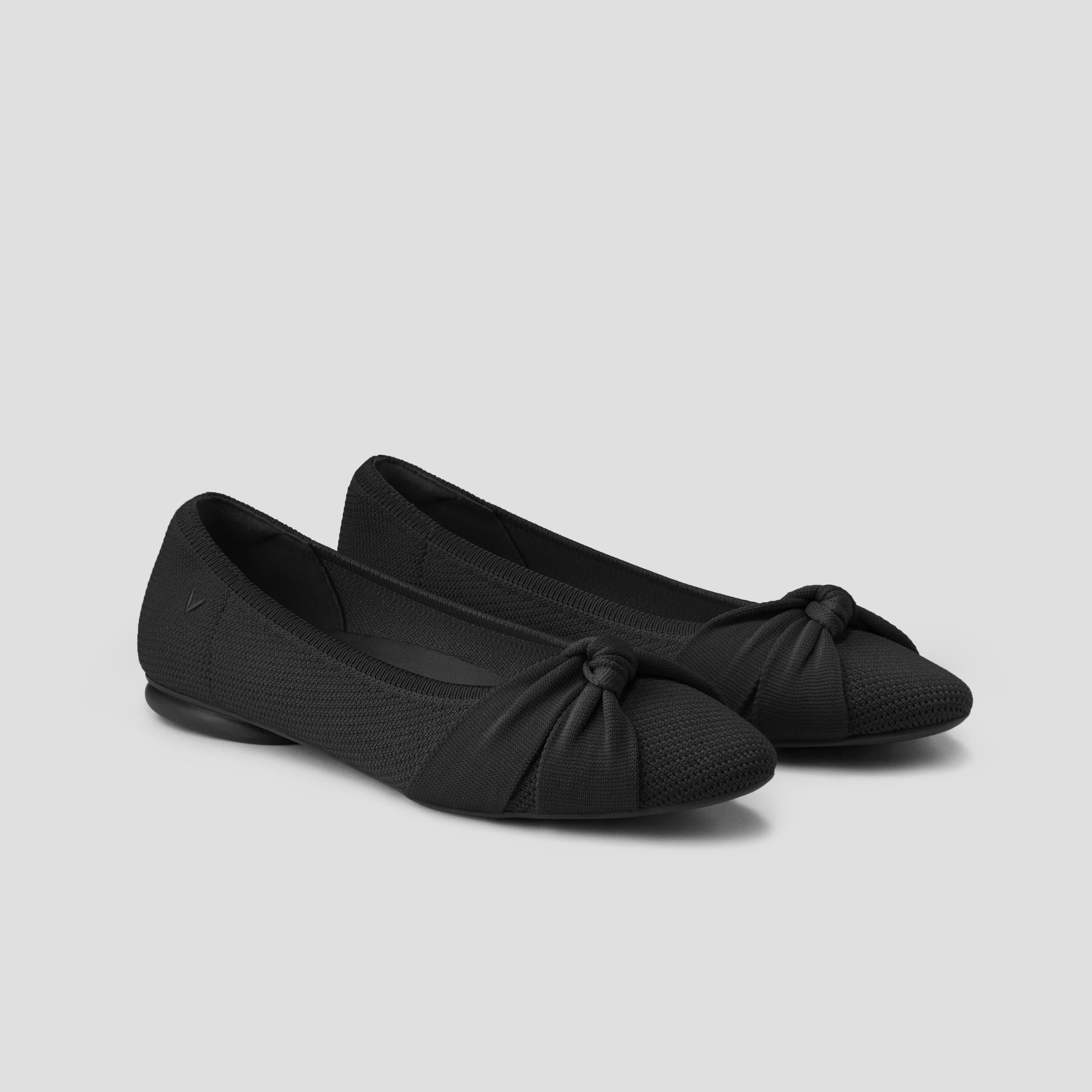 Almond-Toe Knotted Flats (Bibi) Product Image