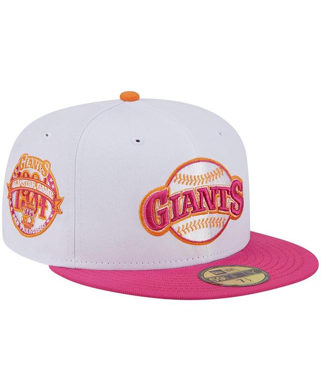 Mens New Era White San Francisco Giants 1984 Mlb All-Star Game 59FIFTY Fitted Hat - White Product Image