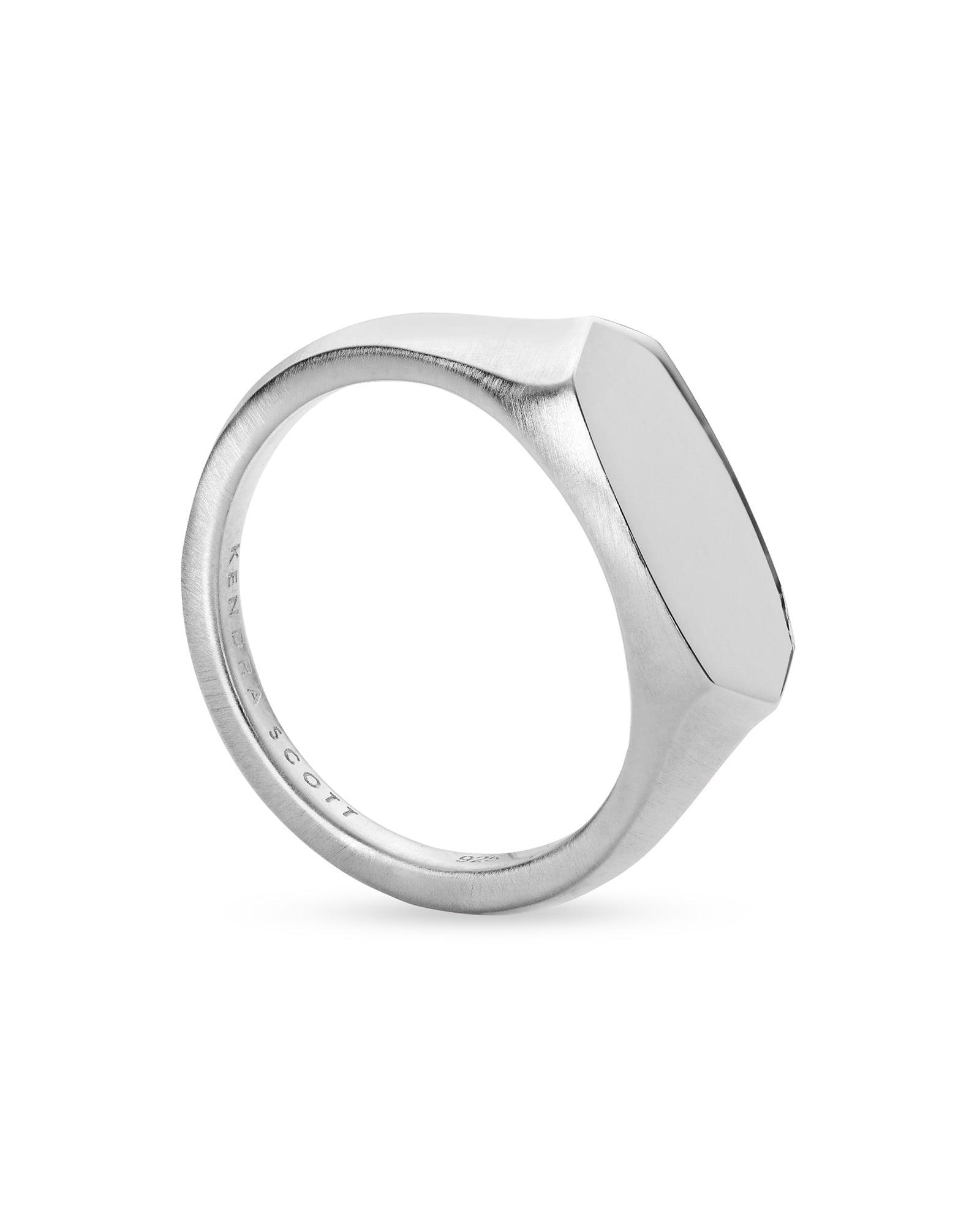 Elisa Signet Ring in Sterling Silver Product Image