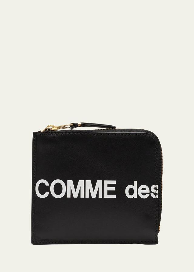 COMME des GARCONS Huge Logo Wallet Black.. Product Image