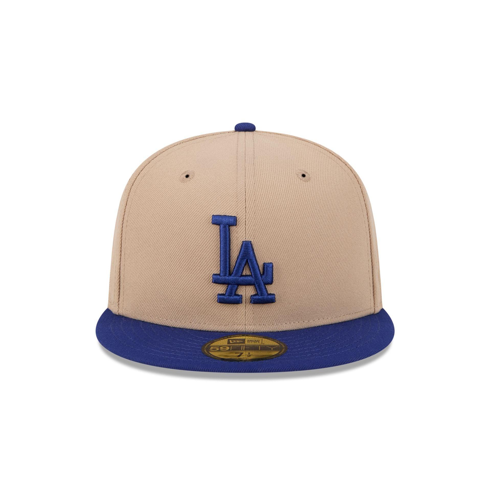 Los Angeles Dodgers Camel 59FIFTY Fitted Hat Male Product Image