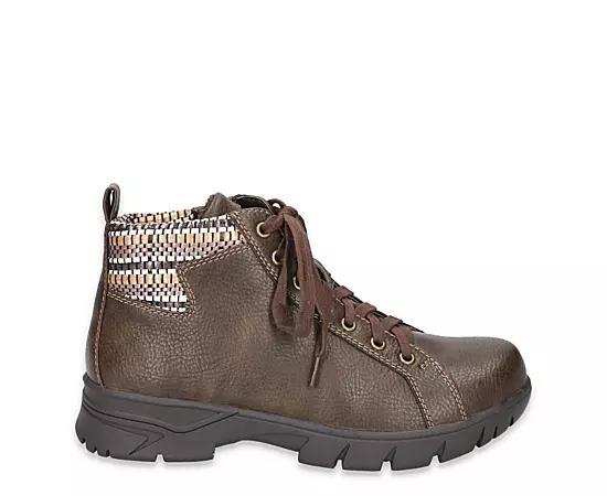 Easy Street Nico by Easy Street Womens Mini Lug Lace up Booties Product Image