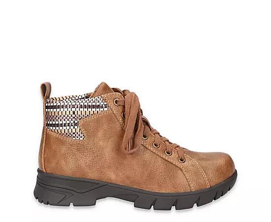 Easy Street Nico by Easy Street Womens Mini Lug Lace up Booties Product Image