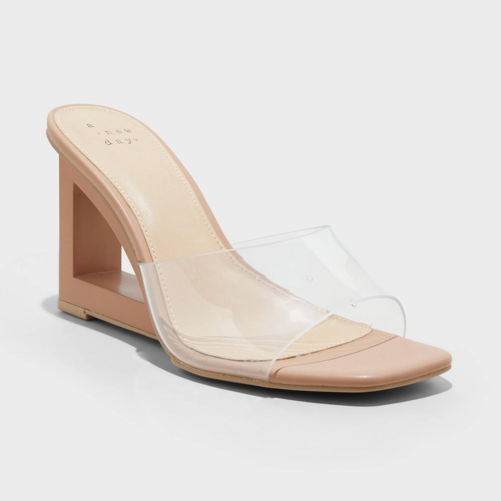 Womens Susana Wedge Heels - A New Day Clear Product Image