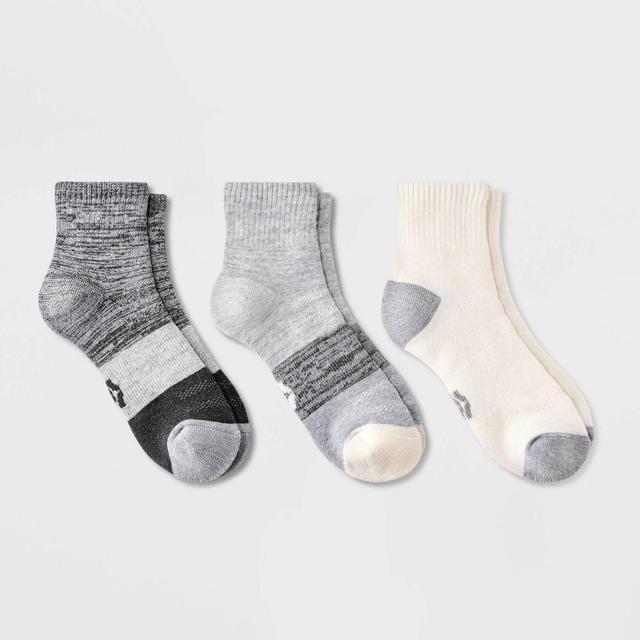 Womens Heavyweight Colorblock 3pk Boot Ankle Socks - All In Motion 4-10 Product Image