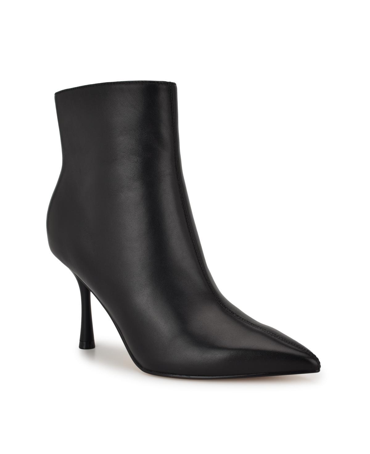 Nine West Womens Therin Pointy Toe Tapered Heel Dress Booties Product Image