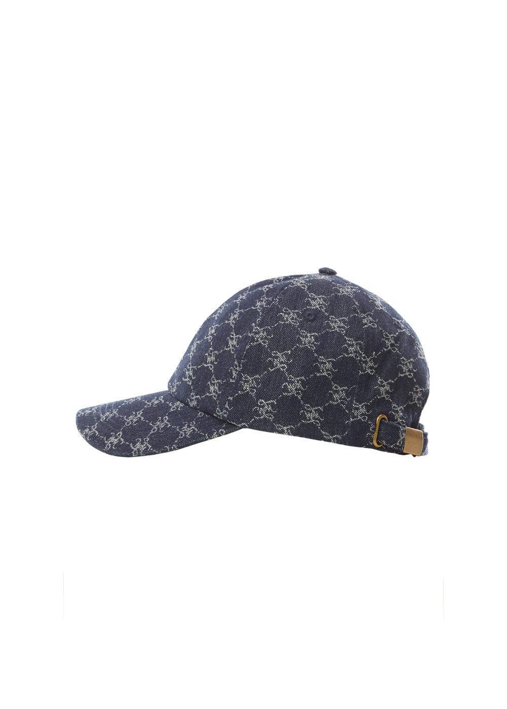 MANGO - Logo print denim cap - One size - Women Product Image