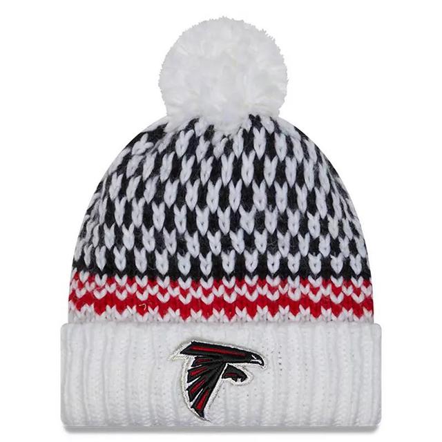 Womens New Era Atlanta Falcons 2023 Sideline Cuffed Knit Hat with Pom Product Image