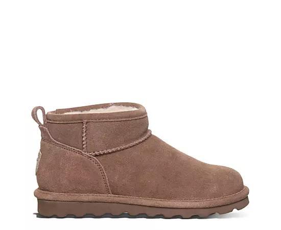 Bearpaw Womens Shorty Water Resistant Fur Boot Product Image