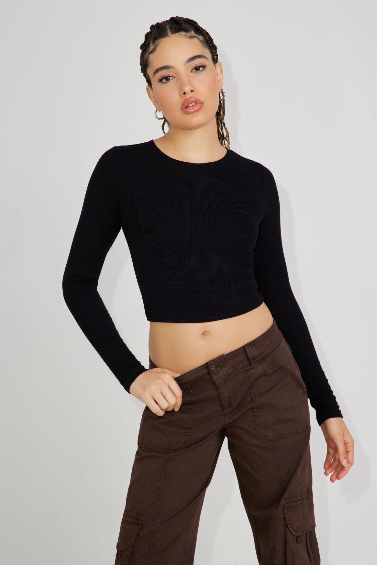 Kimmy Long Sleeve Crewneck Top Product Image