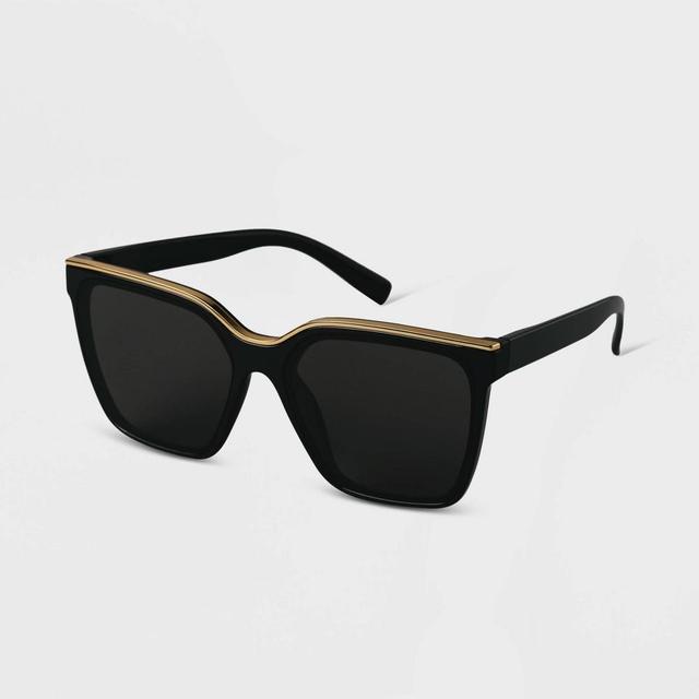 Womens Plastic Square Sunglasses - A New Day Product Image