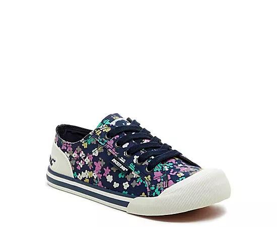 Rocket Dog Jazzin Womens Sneakers Blue Team Floral Product Image