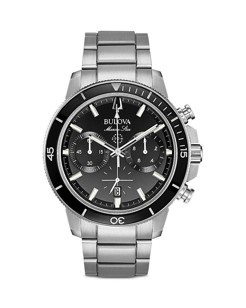 Bulova Men's Marine Star Stainless Steel Bracelet Watch Product Image