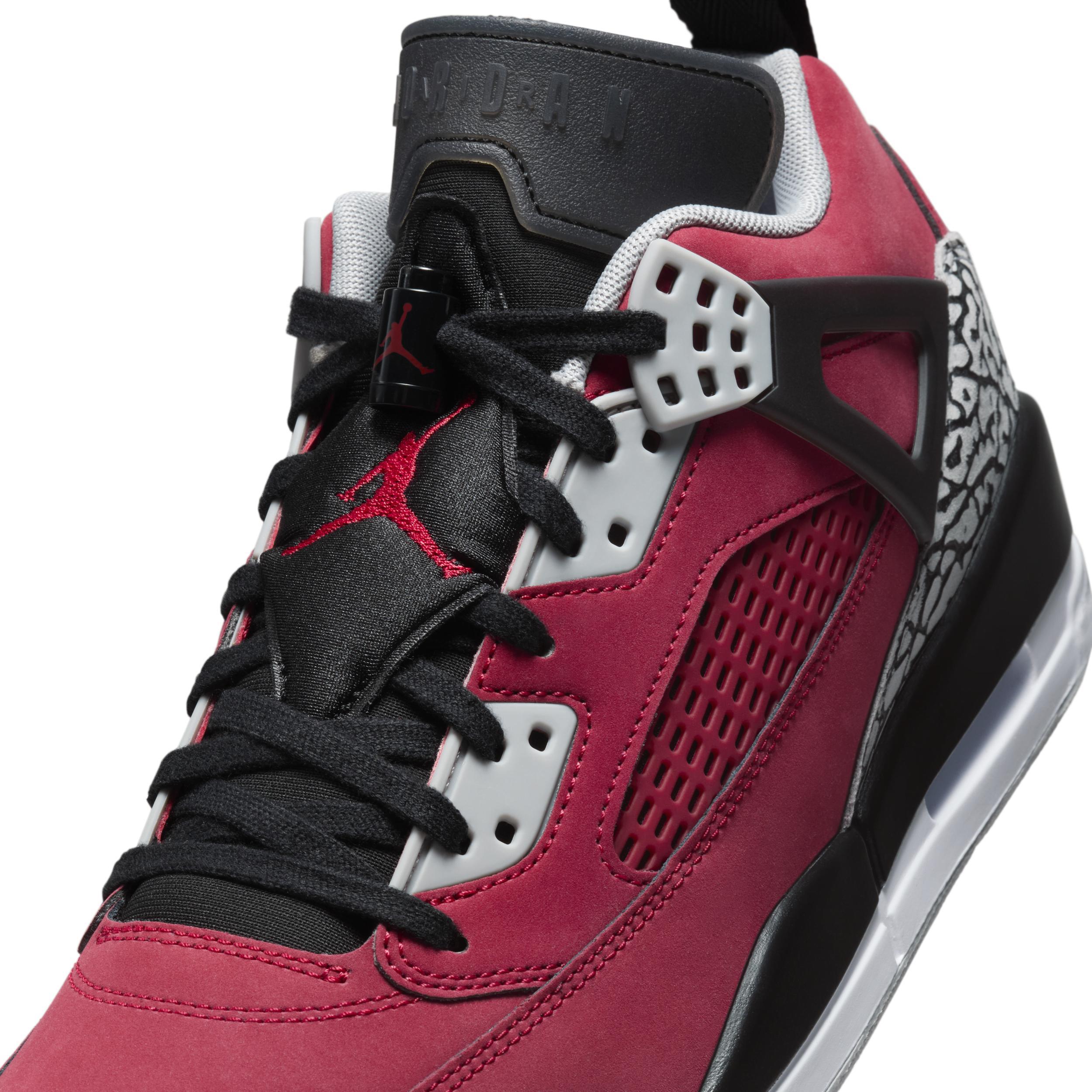 Jordan Mens Spizike Low - Basketball Shoes Black/Grey/Red Product Image