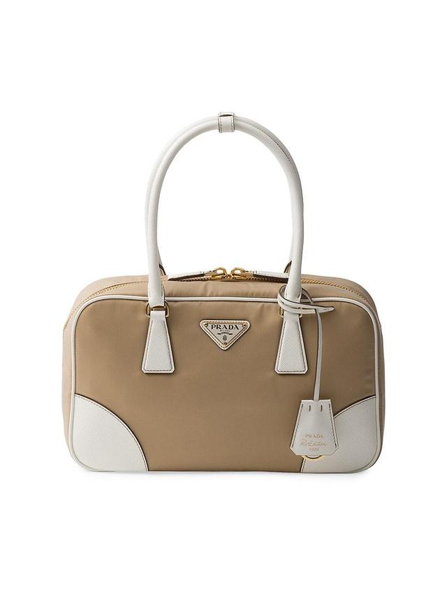 Womens Re-Edition 1978 Medium Re-Nylon and Saffiano Leather Bag Product Image