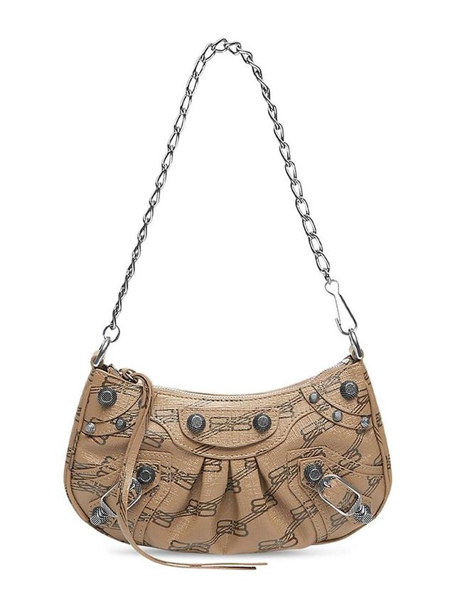 Womens Le Cagole Mini Bag With Chain Bb Monogram Denim Product Image