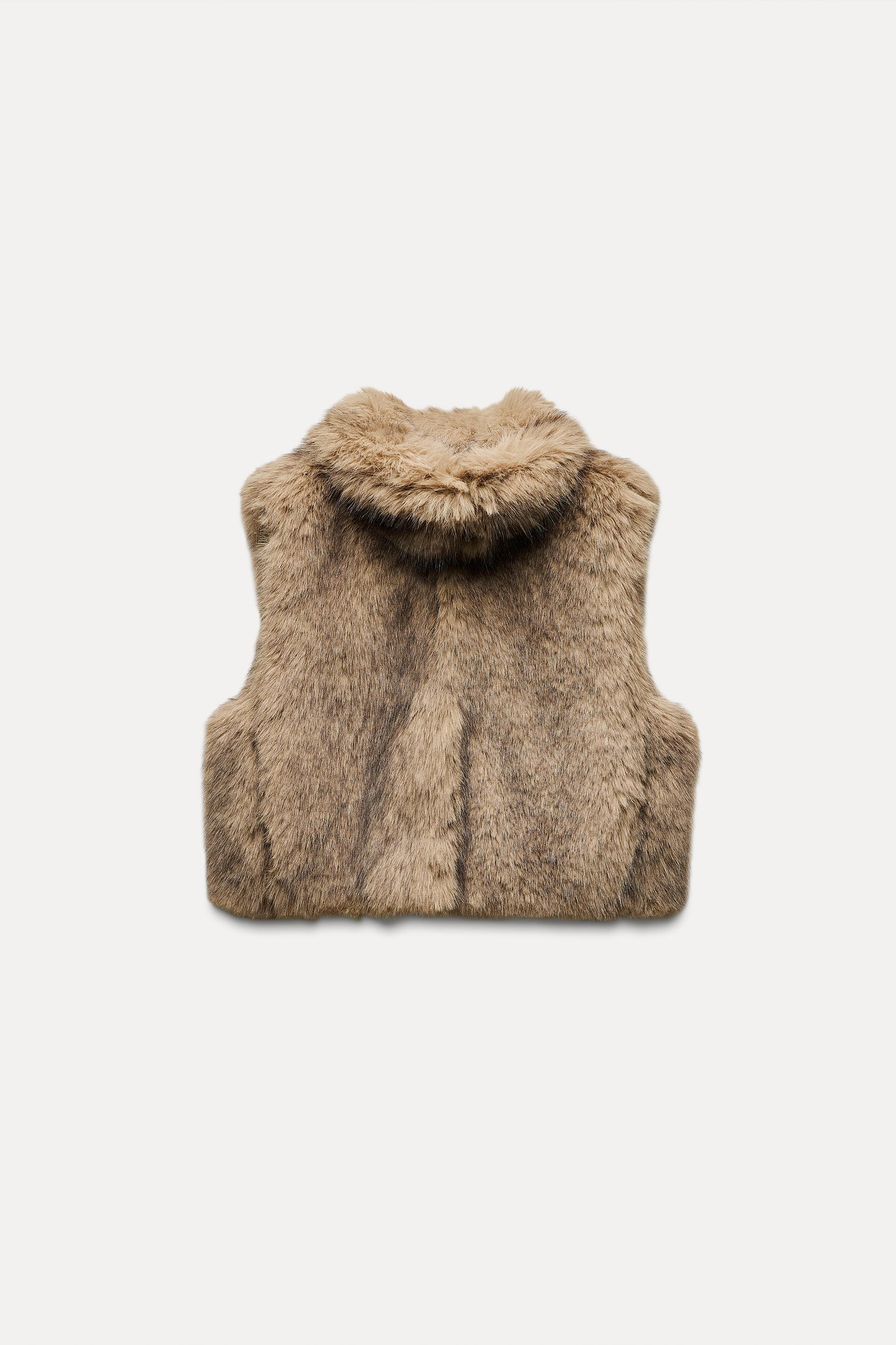 FAUX FUR VEST Product Image