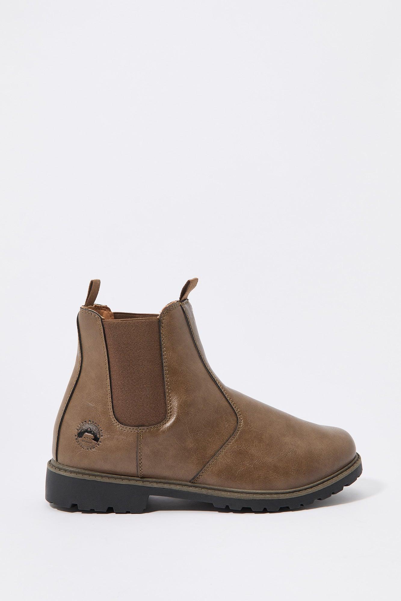 Faux Leather Chelsea Boot Male Product Image