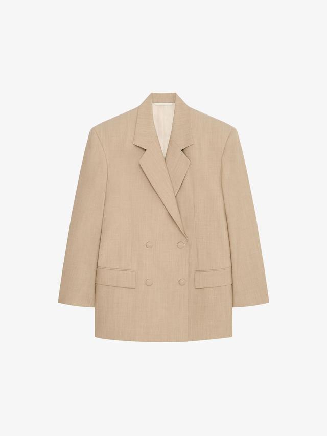 Double breasted jacket in wool Product Image