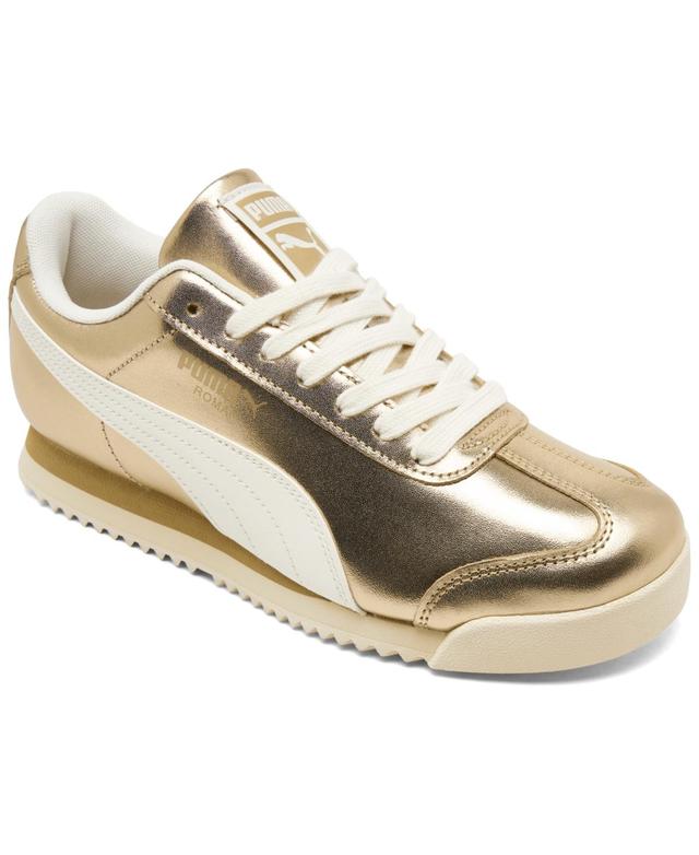 Puma Womens Roma Chrome Paris Casual Sneakers from Finish Line - Puma Gold Product Image