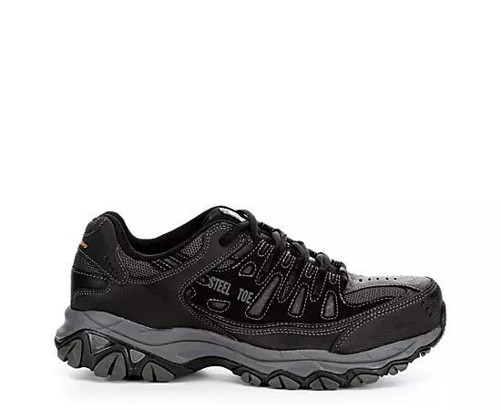 Skechers Men's 77055 Steel Toe Work Shoe Work Safety Shoes Product Image