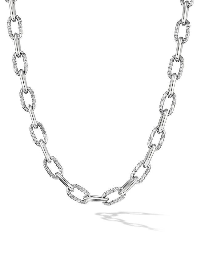 Mens DY Madison Chain Necklace in Sterling Silver Product Image