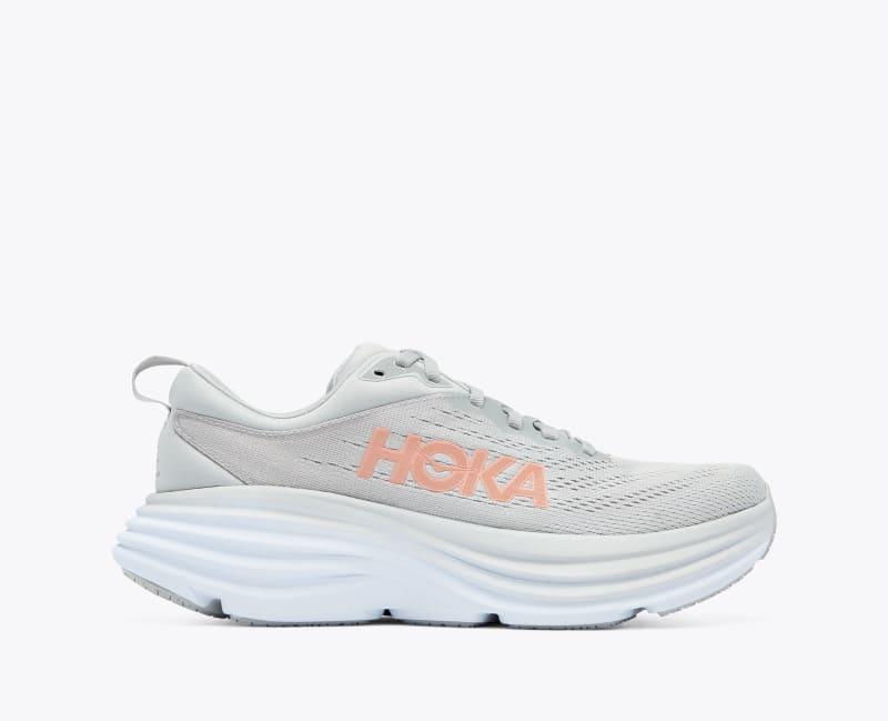 Hoka One HOKA Women's Bondi 8 Shoes in Shell Coral/Peach Parfait, Size 8.5 Product Image