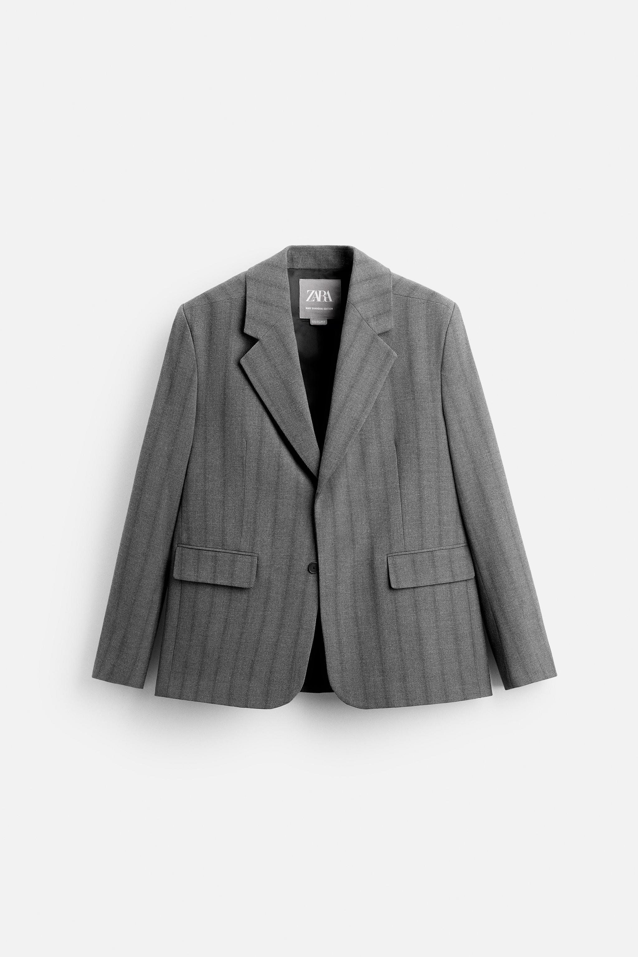 STRIPED SUIT JACKET Product Image