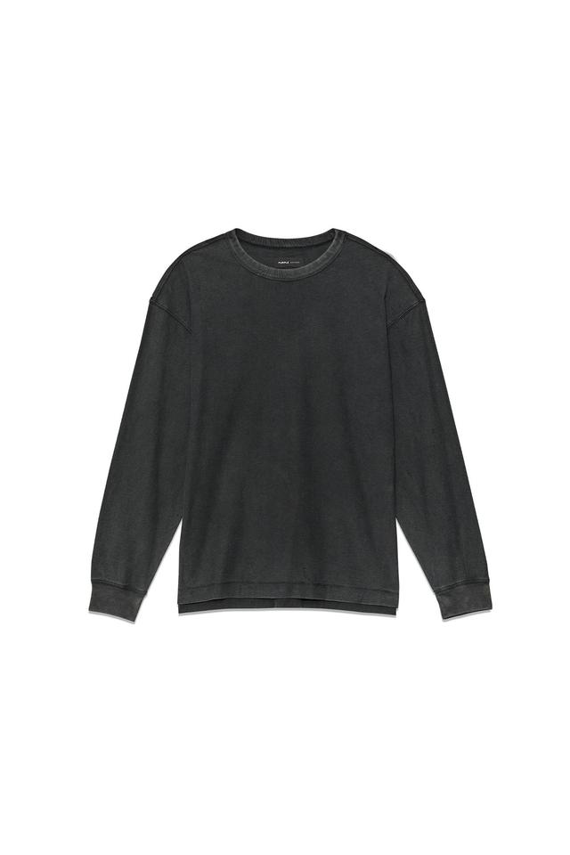 Textured Long Sleeve Tee Male Product Image