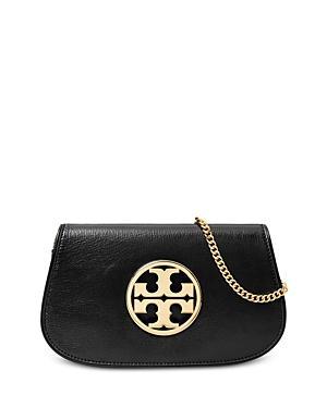 Womens Reva Leather Clutch-On-Chain Product Image