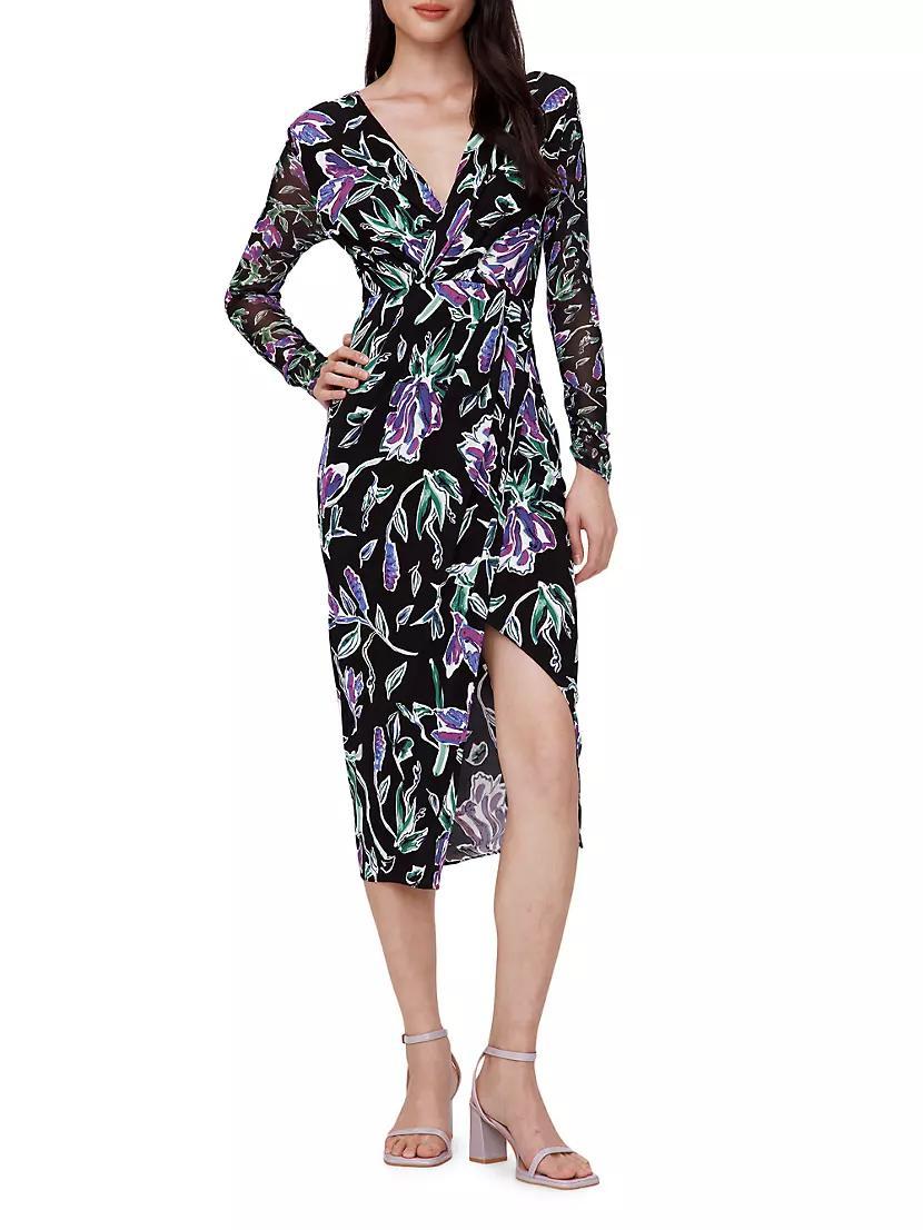 Vivianne Floral Wrap Dress Product Image