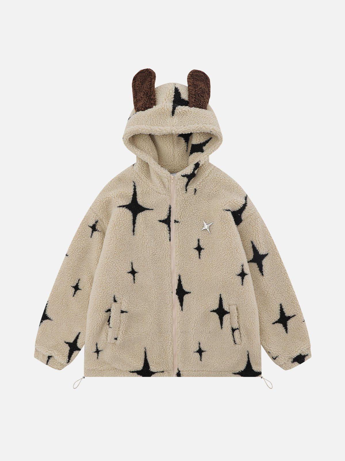 Aelfric Eden Starry Sherpa Hooded Coat Product Image